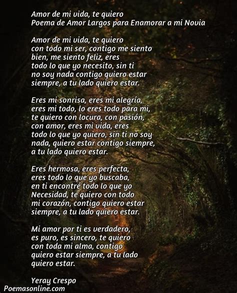 poemas de amor largos